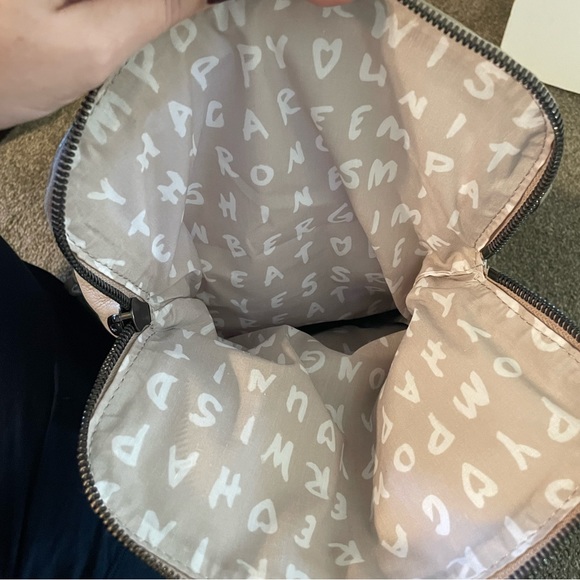 Aimee Kestenberg TAUPE pleated convertible backpack - Picture 4 of 10